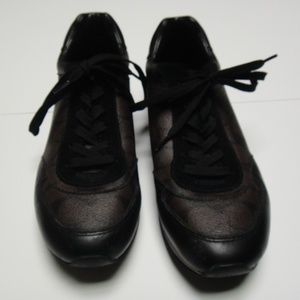 coach rebecca sneaker | women's 9 | brown mahogany